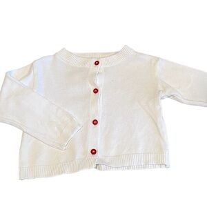 The Beaufort Bonnet Company Cambridge cardigan worth ave white and red buttons